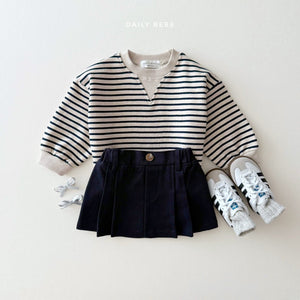 DAILYBEBE KIDS STRIPE SWEAT**PREORDER