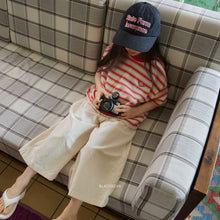 將圖片載入圖庫檢視器中，BLACKBEAN 兒童條紋 T 卹 * 預購