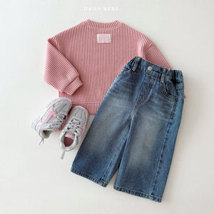 DAILYBEBE KIDS RIB COLOR TOP**PREORDER
