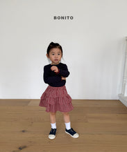 Load image into Gallery viewer, BONITO KIDS CHECK TIERED SKIRT*PREORDER