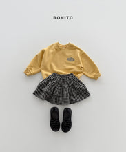 Load image into Gallery viewer, BONITO KIDS CHECK TIERED SKIRT*PREORDER