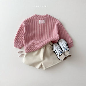 DAILYBEBE KIDS RIB COLOR TOP**PREORDER