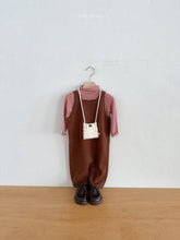 Load image into Gallery viewer, MINIROBE KIDS TEDDY KNIT OVERALL**Preorder