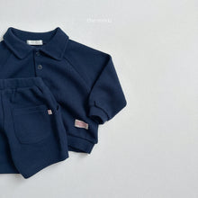 Load image into Gallery viewer, MINIROBE KIDS JOCKEY COLLAR POLO SWEAT SHIRT *Preorder