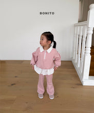 Load image into Gallery viewer, BONITO KIDS COLLAR ZIP UP SET*PREORDER