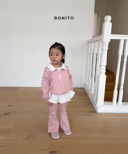 Load image into Gallery viewer, BONITO KIDS COLLAR ZIP UP SET*PREORDER