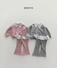 Load image into Gallery viewer, BONITO KIDS COLLAR ZIP UP SET*PREORDER