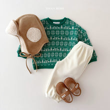 Load image into Gallery viewer, DAILYBEBE KIDS SANTA TREE SWEAT SHIRT**PREORDER