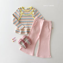 Load image into Gallery viewer, DAILYBEBE KIDS SHINY STRIPE SHIRT**PREORDER
