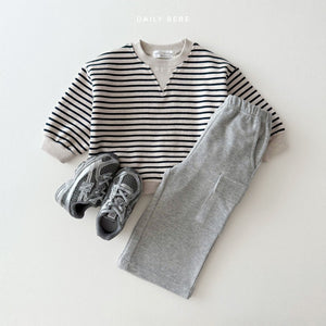DAILYBEBE KIDS STRIPE SWEAT**PREORDER