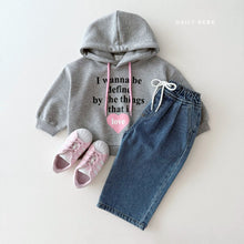 Load image into Gallery viewer, DAILYBEBE KIDS LOVES HOODIE**PREORDER