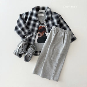 DAILYBEBE KIDS CHECK SHIRT**PREORDER