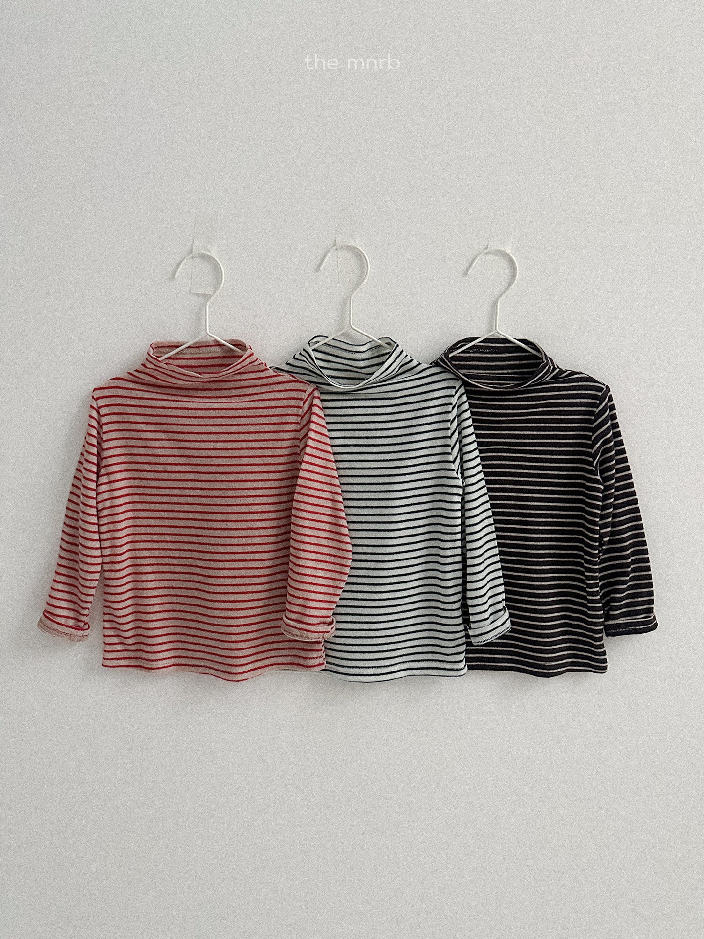 MINIROBE KIDS STRIPE TURTLE. NECK**Preorder