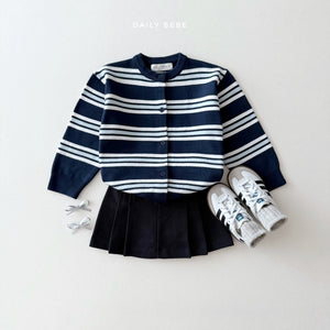 DAILYBEBE KIDS STRIPE CARDIGAN**PREORDER