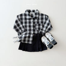 Load image into Gallery viewer, DAILYBEBE KIDS CHECK SHIRT**PREORDER