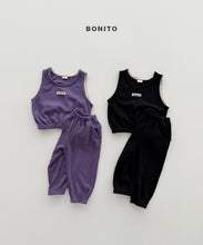 Load image into Gallery viewer, BONITO KIDS MINI WAFFLE VEST SET*PREORDER