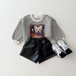 DAILYBEBE KIDS LEATHER SHORTS**PREORDER