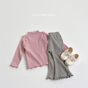 VIVID KIDS RIB BOOTCUT PANTS*PREORDER