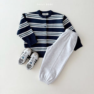 DAILYBEBE KIDS STRIPE CARDIGAN**PREORDER