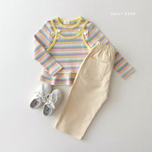Load image into Gallery viewer, DAILYBEBE KIDS SHINY STRIPE SHIRT**PREORDER
