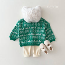 Load image into Gallery viewer, DAILYBEBE KIDS SANTA TREE SWEAT SHIRT**PREORDER
