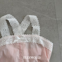 將圖片載入圖庫檢視器中，ELLY 兒童夏季蕾絲連身衣** 預購