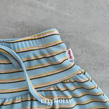 將圖片載入圖庫檢視器中，ELLY 兒童夏季條紋迷你裙** 預購