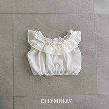 將圖片載入圖庫檢視器中，ELLY 兒童夏季荷葉邊上衣** 預購