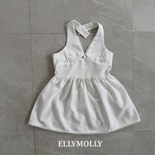 將圖片載入圖庫檢視器中，ELLY KIDS 夏季 V 領 JODY 連身裙** 預購