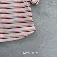 將圖片載入圖庫檢視器中，ELLY 兒童夏季條紋 Polo 衫** 預購
