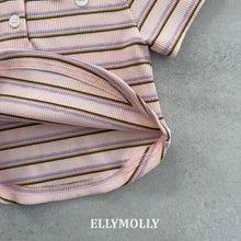 將圖片載入圖庫檢視器中，ELLY 兒童夏季條紋 Polo 衫** 預購