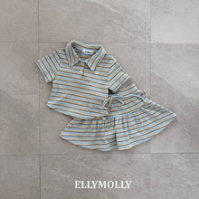 將圖片載入圖庫檢視器中，ELLY 兒童夏季條紋 Polo 衫** 預購