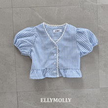 將圖片載入圖庫檢視器中，ELLY KIDS 夏季 BETH 扣環上衣** 預購