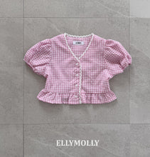 將圖片載入圖庫檢視器中，ELLY KIDS 夏季 BETH 扣環上衣** 預購