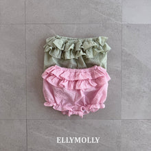 將圖片載入圖庫檢視器中，ELLY 兒童夏季荷葉邊短褲* 預購
