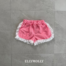 將圖片載入圖庫檢視器中，ELLY 兒童夏季蕾絲荷葉邊跑步短褲** 預購