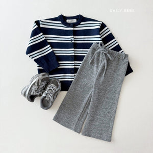 DAILYBEBE KIDS STRIPE CARDIGAN**PREORDER