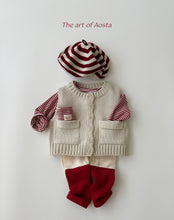 Load image into Gallery viewer, AOSTA FALL KNIT COOKIE VEST**PREORDER