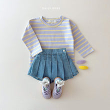 Load image into Gallery viewer, DAILYBEBE KIDS STRIPE TEE SHIRT**PREORDER