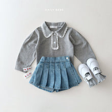 Load image into Gallery viewer, DAILYBEBE KIDS LACE FRILL SHIRT**PREORDER
