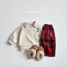 Load image into Gallery viewer, VIVID KIDS KIDS BEAR CHECK PANTS*PREORDER