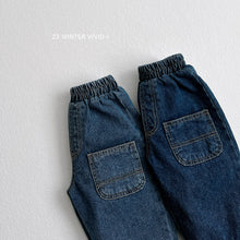 Load image into Gallery viewer, VIVID KIDS Denim Pocket Pants *preorder