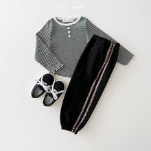 Load image into Gallery viewer, DAILYBEBE KIDS STRIPE CHERRY SHIRT**PREORDER