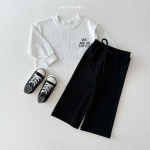 DAILYBEBE KIDS B WAFFLE PANTS**PREORDER