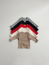 Load image into Gallery viewer, MINIROBE KIDS WINTER RIBBED TEE**Preorder