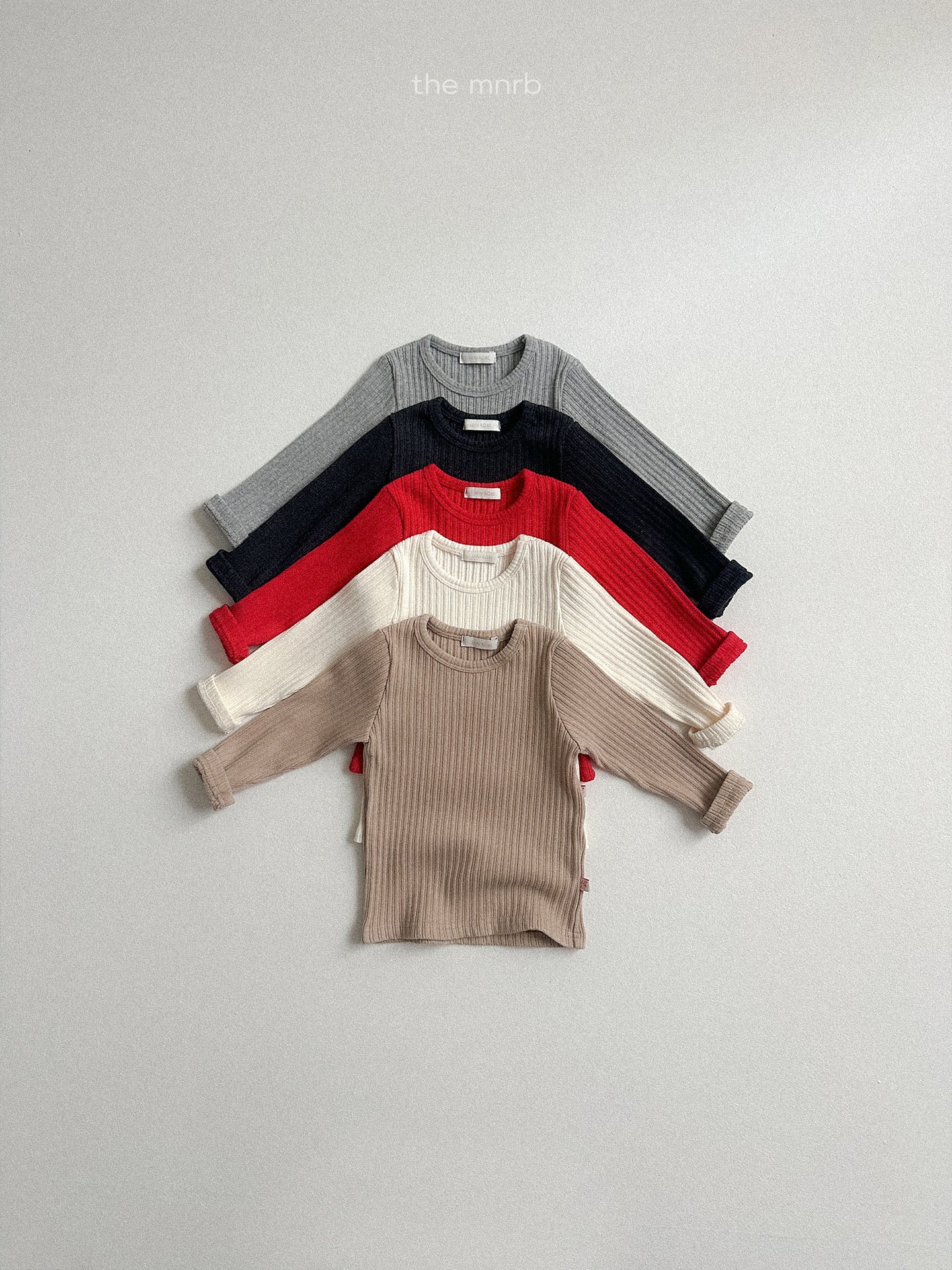 MINIROBE KIDS WINTER RIBBED TEE**Preorder