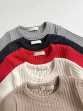 Load image into Gallery viewer, MINIROBE KIDS WINTER RIBBED TEE**Preorder