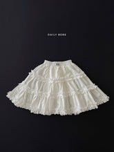 Load image into Gallery viewer, DAILYBEBE KIDS WHITE SKIRT**PREORDER