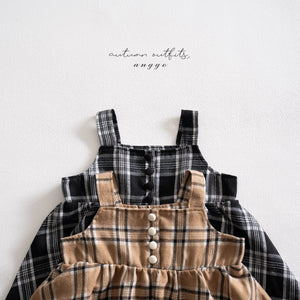 ANGGO KIDS CHECK DRESS**PREORDER
