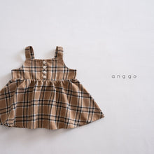 Load image into Gallery viewer, ANGGO KIDS CHECK DRESS**PREORDER